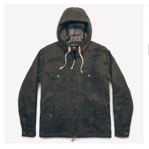 Taylor Stitch Winslow Blanket-Lined Parka in Olive, Size 40